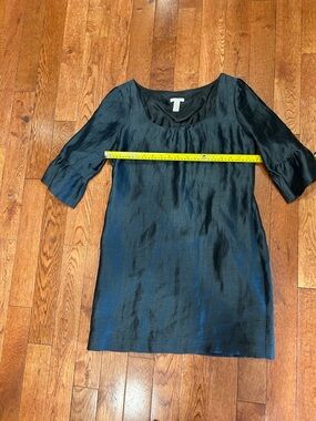 J. Crew Black Scoop Neck Dress